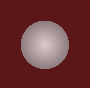 Ketu Sticker with brown background and planet is white