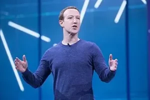 Mark Zuckerberg speaking at the F8 2018 Keynote. Photo by Anthony Quintano / Wikimedia Commons / CC BY 2.0.