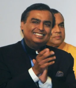 Mukesh Ambani at an event in Mumbai, 2014. Photo: Prime Minister’s Office, Government of India / GODL-India.