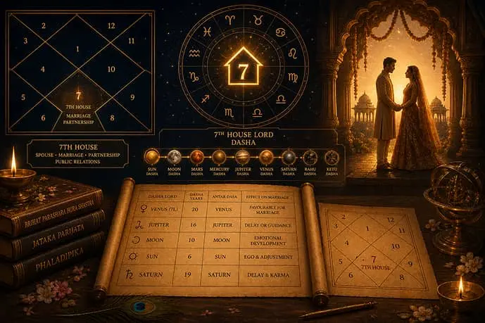 How To Predict Marriage Timing Through The 7th House Lord Dasha
