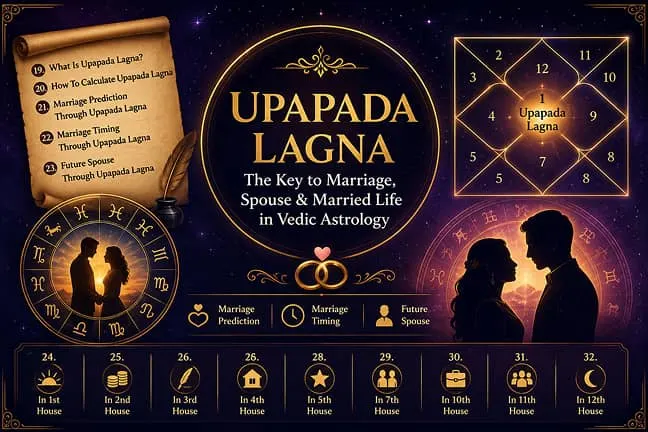 What Is Upapada Lagna? Meaning, Calculation & Marriage Significance